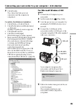 Предварительный просмотр 95 страницы Sony DCR DVD301 - 1MP DVD Handycam Camcorder Operating Instructions Manual