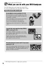 Preview for 14 page of Sony DCR DVD505 - 4MP DVD Handycam Camcorder Operating Manual