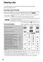 Preview for 16 page of Sony DCR DVD505 - 4MP DVD Handycam Camcorder Operating Manual