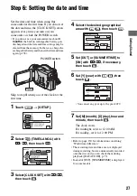 Preview for 27 page of Sony DCR DVD505 - 4MP DVD Handycam Camcorder Operating Manual