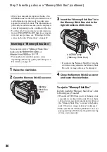 Preview for 30 page of Sony DCR DVD505 - 4MP DVD Handycam Camcorder Operating Manual