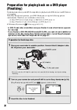 Preview for 38 page of Sony DCR DVD505 - 4MP DVD Handycam Camcorder Operating Manual