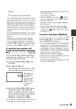 Preview for 45 page of Sony DCR DVD505 - 4MP DVD Handycam Camcorder Operating Manual