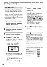 Preview for 56 page of Sony DCR DVD505 - 4MP DVD Handycam Camcorder Operating Manual