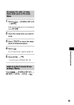 Preview for 83 page of Sony DCR DVD505 - 4MP DVD Handycam Camcorder Operating Manual