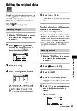 Preview for 87 page of Sony DCR DVD505 - 4MP DVD Handycam Camcorder Operating Manual