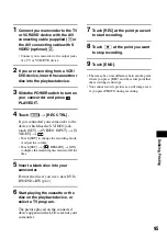 Preview for 95 page of Sony DCR DVD505 - 4MP DVD Handycam Camcorder Operating Manual