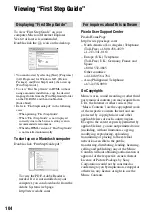 Preview for 104 page of Sony DCR DVD505 - 4MP DVD Handycam Camcorder Operating Manual