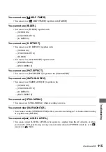 Preview for 115 page of Sony DCR DVD505 - 4MP DVD Handycam Camcorder Operating Manual