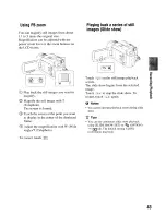 Preview for 43 page of Sony DCR-DVD506 Operating Manual