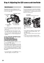 Предварительный просмотр 24 страницы Sony DCR-DVD705E Operating Manual