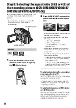 Предварительный просмотр 30 страницы Sony DCR-DVD705E Operating Manual