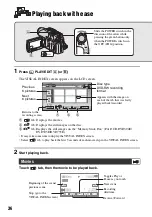 Предварительный просмотр 36 страницы Sony DCR-DVD705E Operating Manual