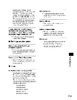 Предварительный просмотр 113 страницы Sony DCR-DVD710 - Dvd Digital Handycam Camcorder Operating Manual