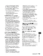 Предварительный просмотр 119 страницы Sony DCR-DVD710 - Dvd Digital Handycam Camcorder Operating Manual