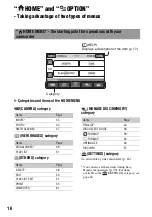 Preview for 16 page of Sony DCR DVD808E - Handycam - Camcorder Operating Manual