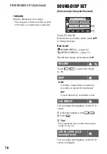 Preview for 70 page of Sony DCR DVD808E - Handycam - Camcorder Operating Manual