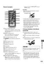 Preview for 115 page of Sony DCR DVD808E - Handycam - Camcorder Operating Manual