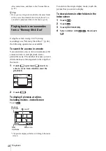 Предварительный просмотр 48 страницы Sony DCR-HC1000 - Digital Handycam Camcorder Operation Manual