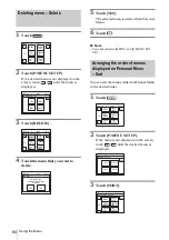 Предварительный просмотр 84 страницы Sony DCR-HC1000 - Digital Handycam Camcorder Operation Manual