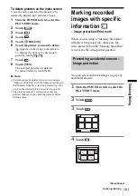 Предварительный просмотр 101 страницы Sony DCR-HC1000 - Digital Handycam Camcorder Operation Manual