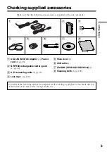 Предварительный просмотр 3 страницы Sony DCR-HC15 Operation Manual