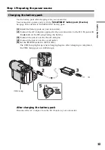 Предварительный просмотр 13 страницы Sony DCR-HC15 Operation Manual