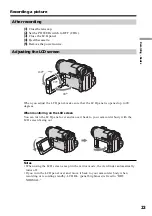 Предварительный просмотр 23 страницы Sony DCR-HC15 Operation Manual