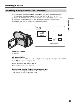 Предварительный просмотр 25 страницы Sony DCR-HC15 Operation Manual