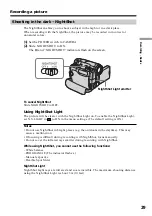 Предварительный просмотр 29 страницы Sony DCR-HC15 Operation Manual