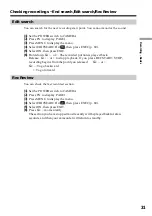 Preview for 31 page of Sony DCR-HC15 Operation Manual