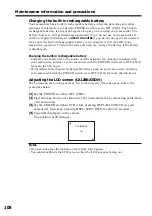 Preview for 106 page of Sony DCR-HC15 Operation Manual