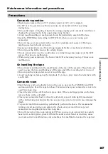 Preview for 107 page of Sony DCR-HC15 Operation Manual