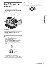 Предварительный просмотр 15 страницы Sony DCR-HC20 - Digital Handycam Camcorder Operation Manual