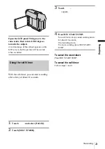 Предварительный просмотр 23 страницы Sony DCR-HC20 - Digital Handycam Camcorder Operation Manual