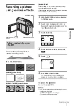 Предварительный просмотр 31 страницы Sony DCR-HC20 - Digital Handycam Camcorder Operation Manual