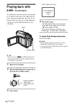 Предварительный просмотр 36 страницы Sony DCR-HC20 - Digital Handycam Camcorder Operation Manual