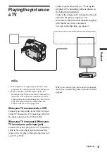 Предварительный просмотр 39 страницы Sony DCR-HC20 - Digital Handycam Camcorder Operation Manual