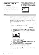 Предварительный просмотр 52 страницы Sony DCR-HC20 - Digital Handycam Camcorder Operation Manual