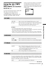 Предварительный просмотр 55 страницы Sony DCR-HC20 - Digital Handycam Camcorder Operation Manual