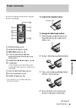 Предварительный просмотр 95 страницы Sony DCR-HC20 - Digital Handycam Camcorder Operation Manual