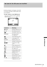 Предварительный просмотр 97 страницы Sony DCR-HC20 - Digital Handycam Camcorder Operation Manual