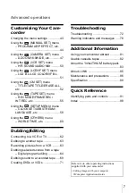 Preview for 12 page of Sony DCR-HC20 - Digital Handycam Camcorder Service Manual