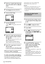 Preview for 75 page of Sony DCR-HC20 - Digital Handycam Camcorder Service Manual