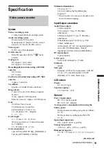 Preview for 94 page of Sony DCR-HC20 - Digital Handycam Camcorder Service Manual