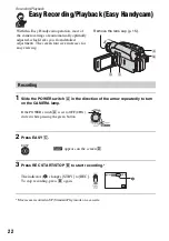 Preview for 22 page of Sony DCR-HC28 - Minidv Handycam Camcorder Operating Manual