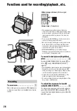 Preview for 26 page of Sony DCR-HC28 - Minidv Handycam Camcorder Operating Manual