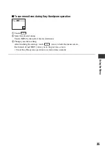 Preview for 35 page of Sony DCR-HC28 - Minidv Handycam Camcorder Operating Manual