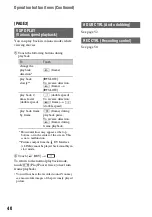 Preview for 40 page of Sony DCR-HC28 - Minidv Handycam Camcorder Operating Manual