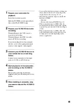 Preview for 49 page of Sony DCR-HC28 - Minidv Handycam Camcorder Operating Manual